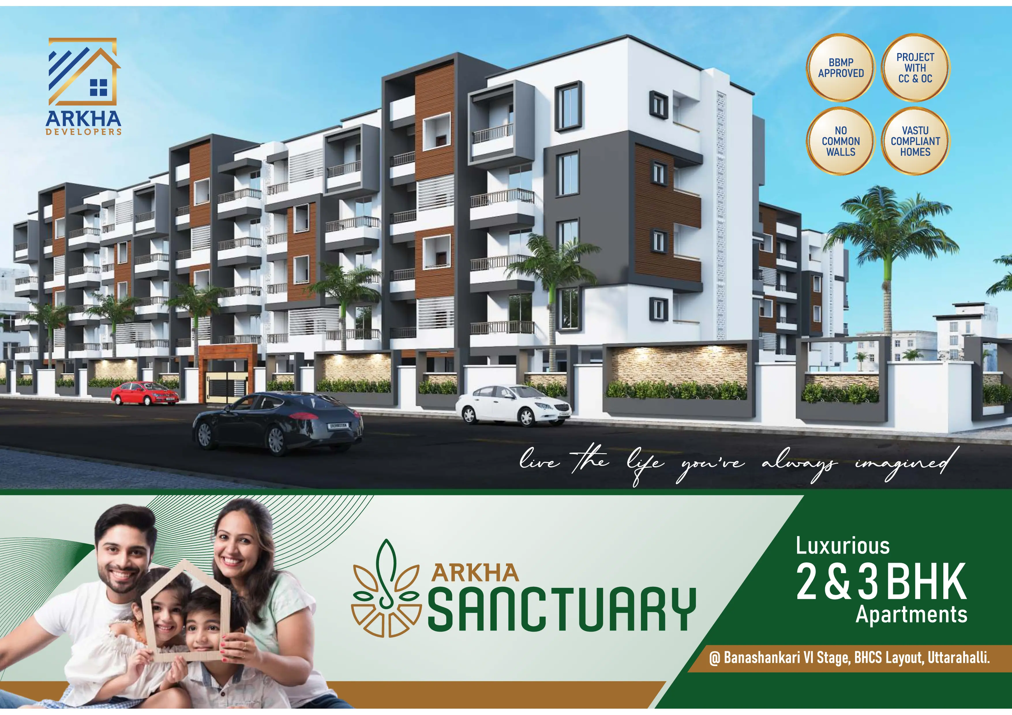Arkha Sanctuary apartment exterior