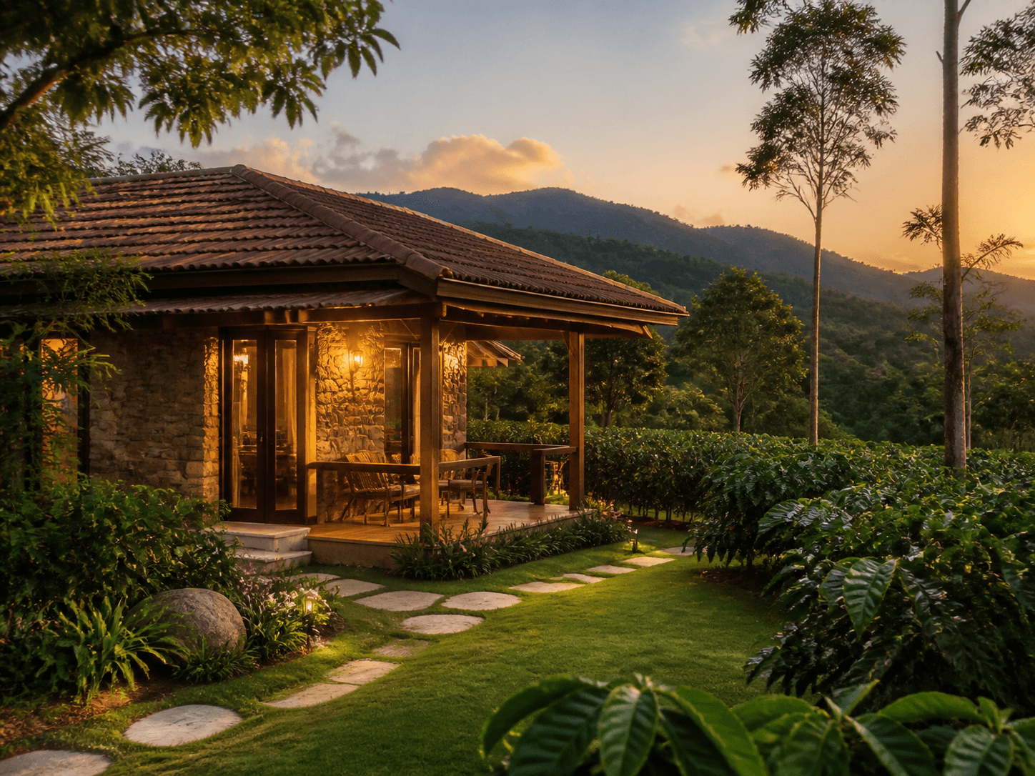 Star Woods Estate landscape in Madikeri