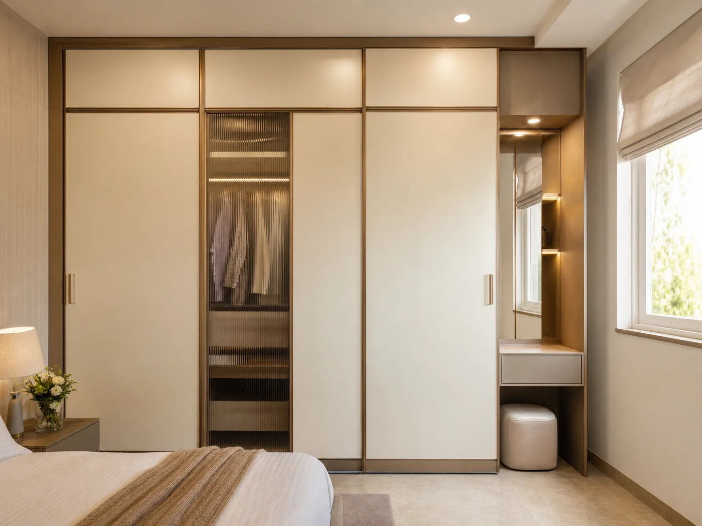 Quiet Sliding Storage wardrobe by Star Spaces in Banashankari